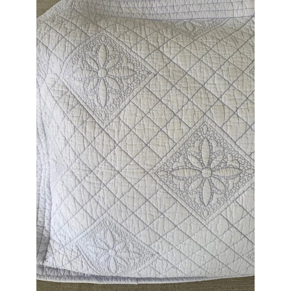 Divatex Lavender Matelasse Quilted Pillow Sham Queen Size